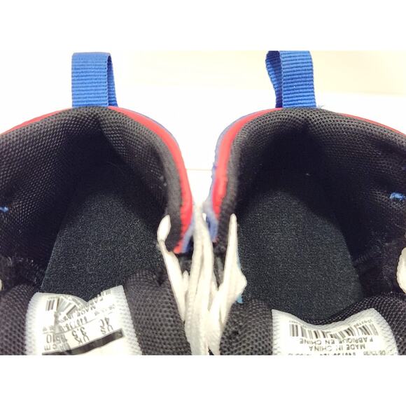 Nike Air Jordan 1 Mid Red/White/Blue 640735-124 Childs Sneakers Sz 4C - Picture 9 of 11